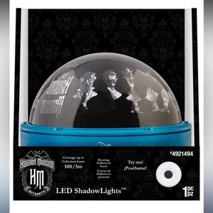Disney Haunted Mansion Shadow Lights Halloween Rotating Blue Projector by Gemmy